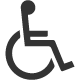 wheelchair accessibility provided icon