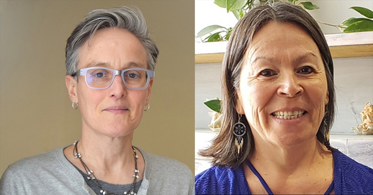 Dr. Jill Tinmouth and Alethea Kewayosh Dr. Jill Tinmouth and Alethea Kewayosh
