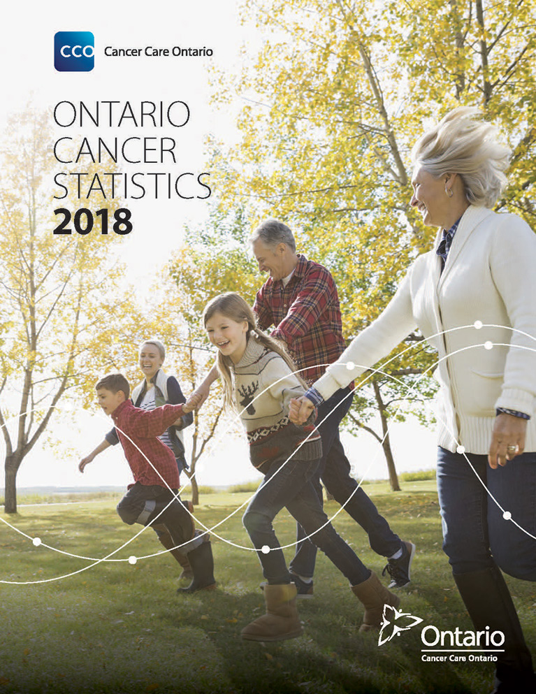 Ontario Cancer Statistics 2018 Report Cover